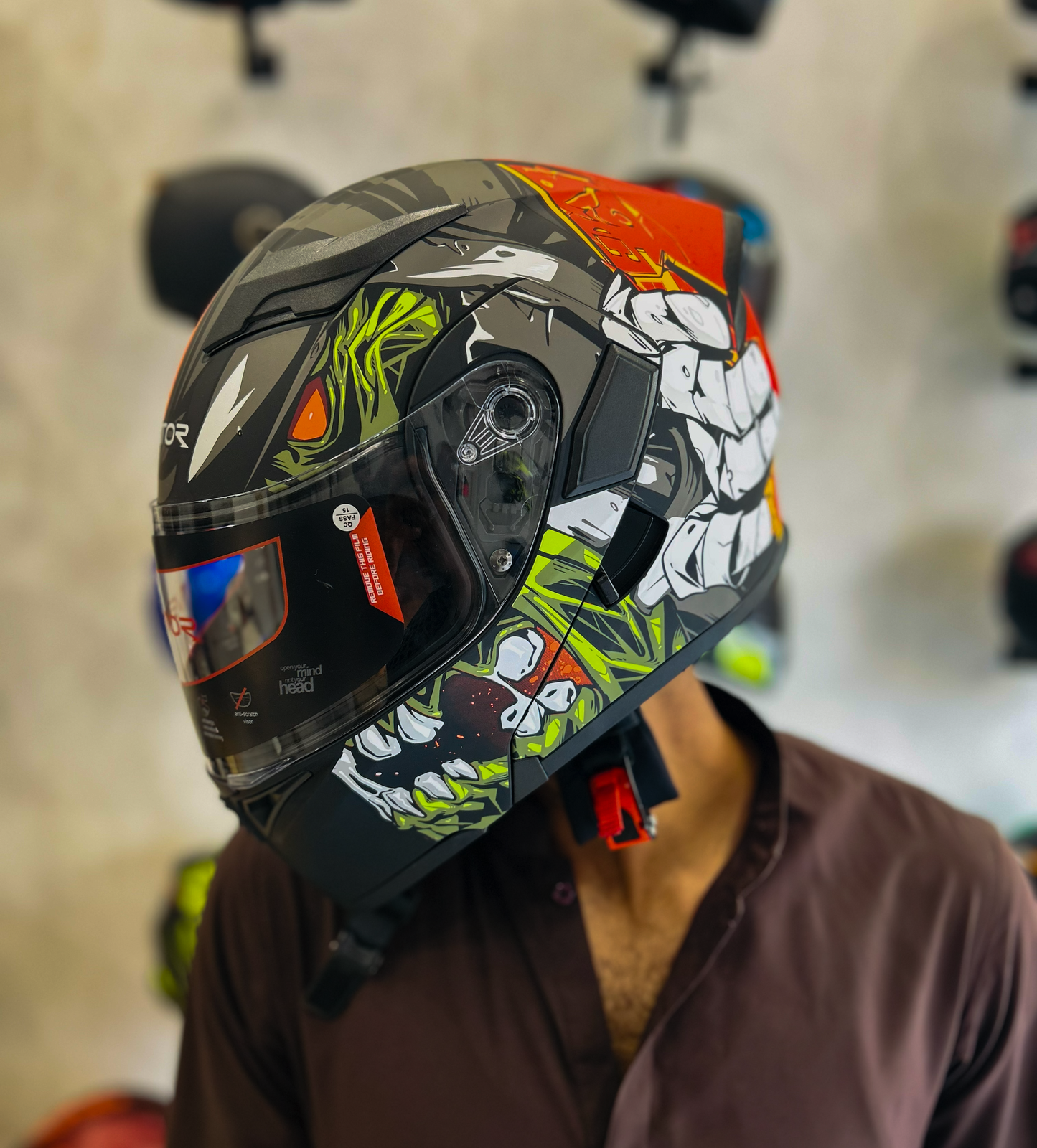 VECTOR 254 DOT APPROVE HELMET