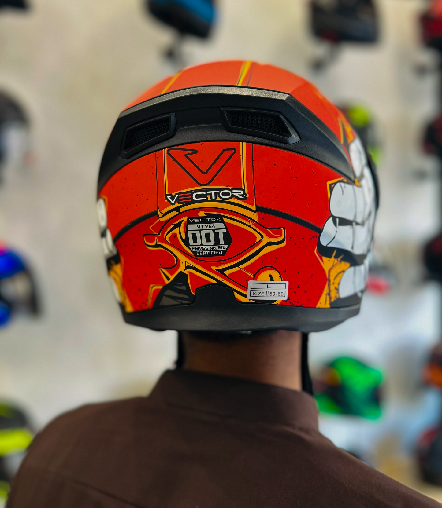 VECTOR 254 DOT APPROVE HELMET