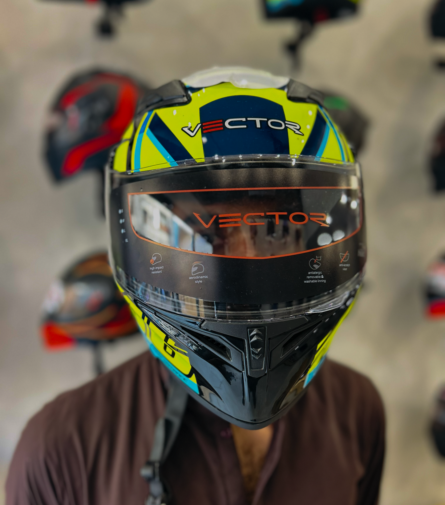 VECTOR 254 DOT APPROVED HELMET