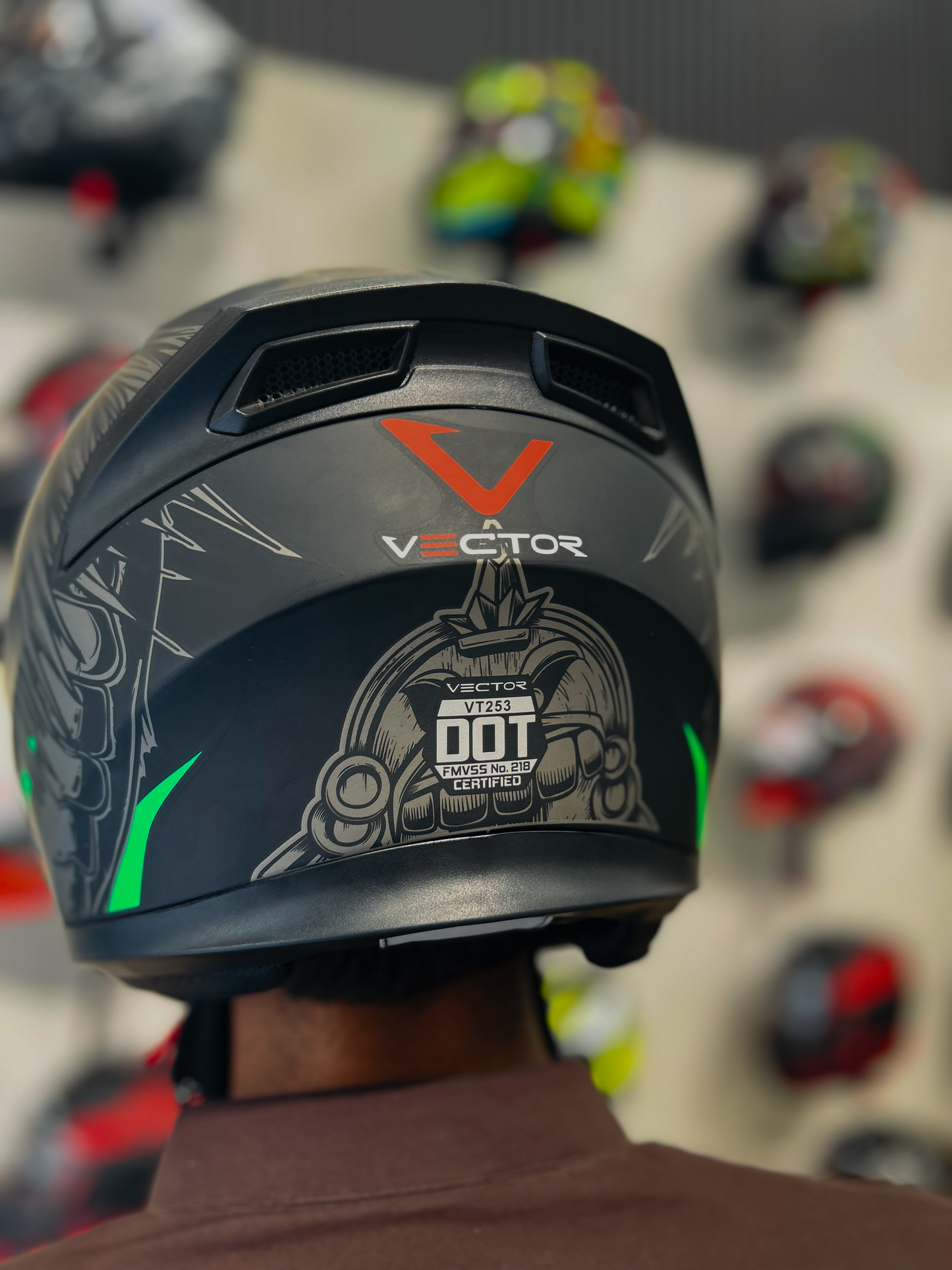 VECTOR 253 DOT APPROVED HELMET