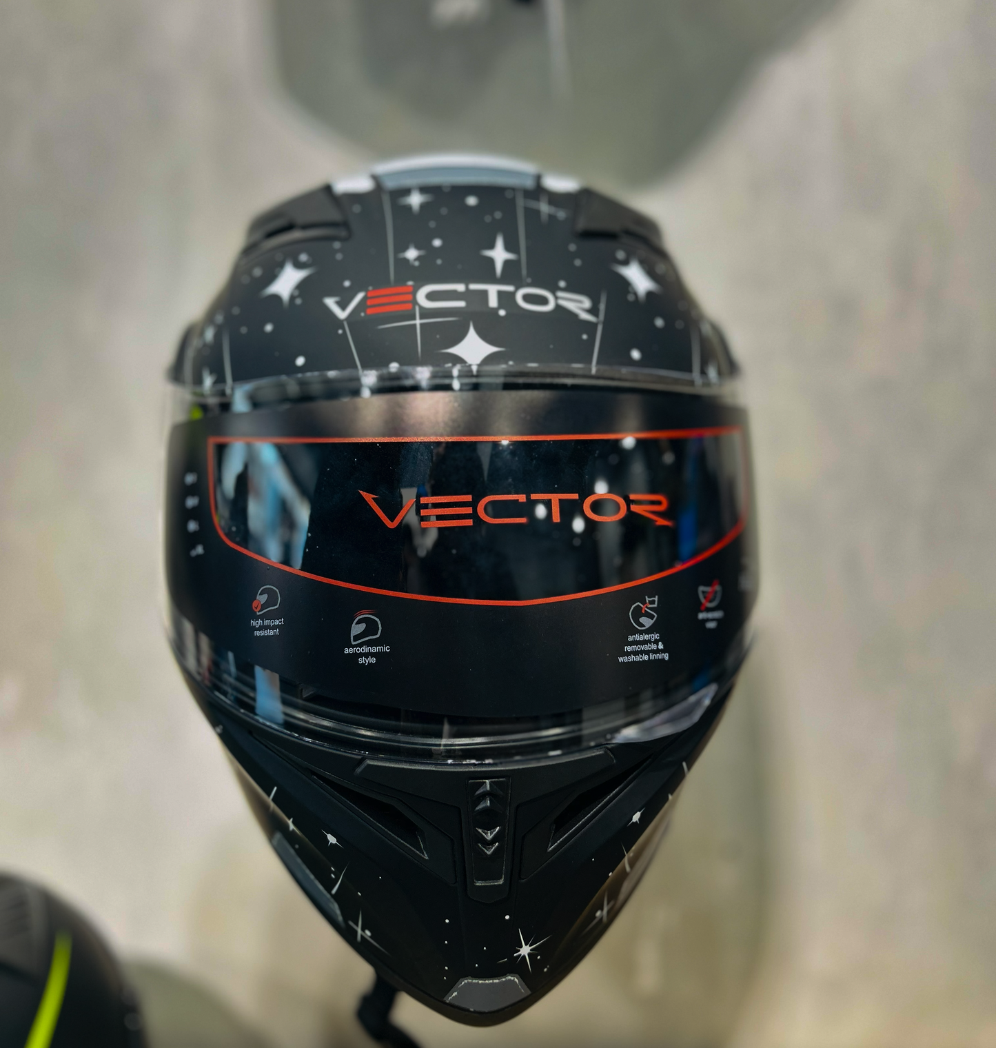 VECTOR 254 SPACE DOT APPROVE HELMET
