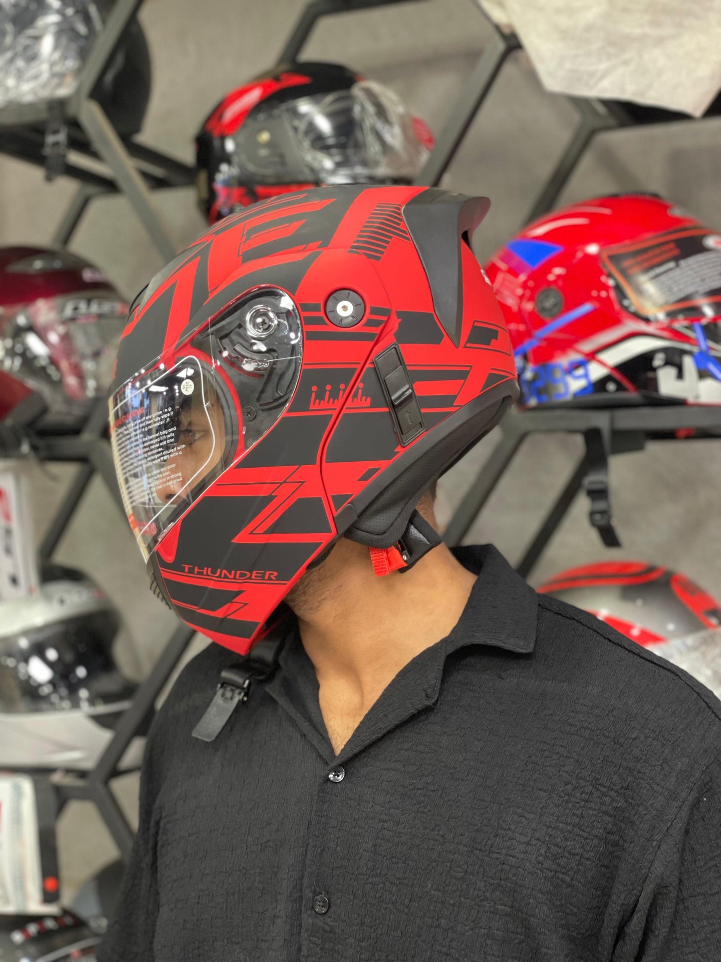JIEKAI 111 DOT APPROVED FLIPUP HELMET