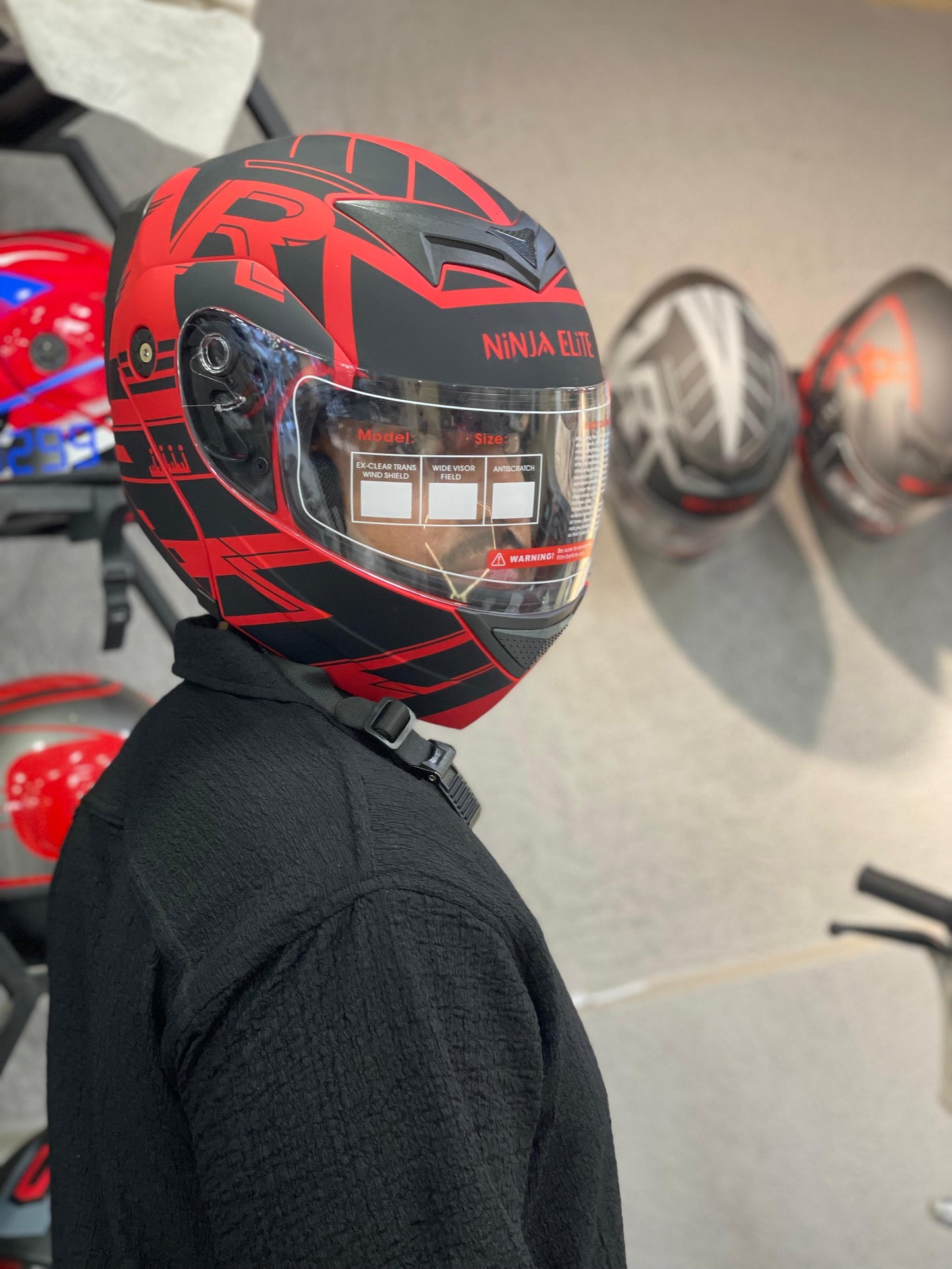 JIEKAI 111 DOT APPROVED FLIPUP HELMET