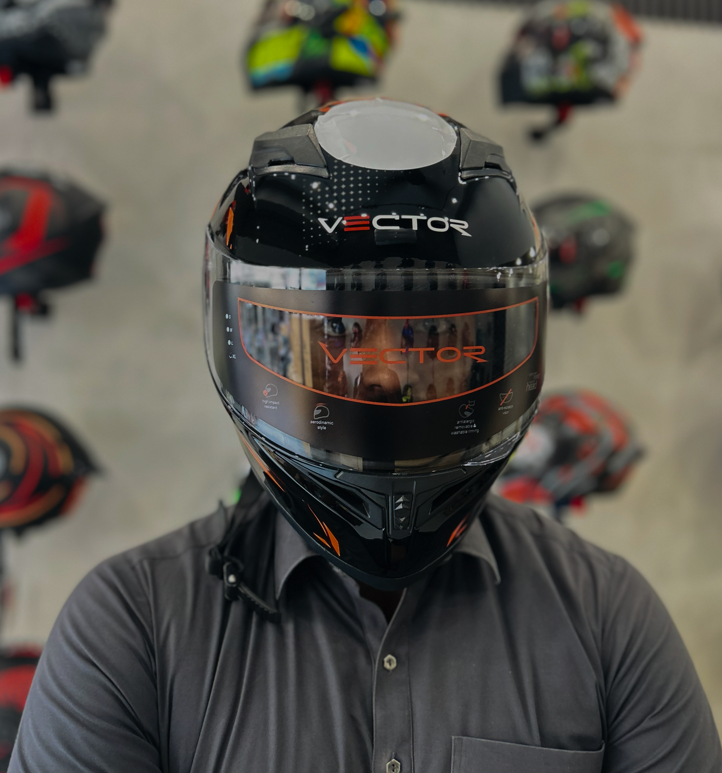 VECTOR 253 DOT APPROVED HELMET