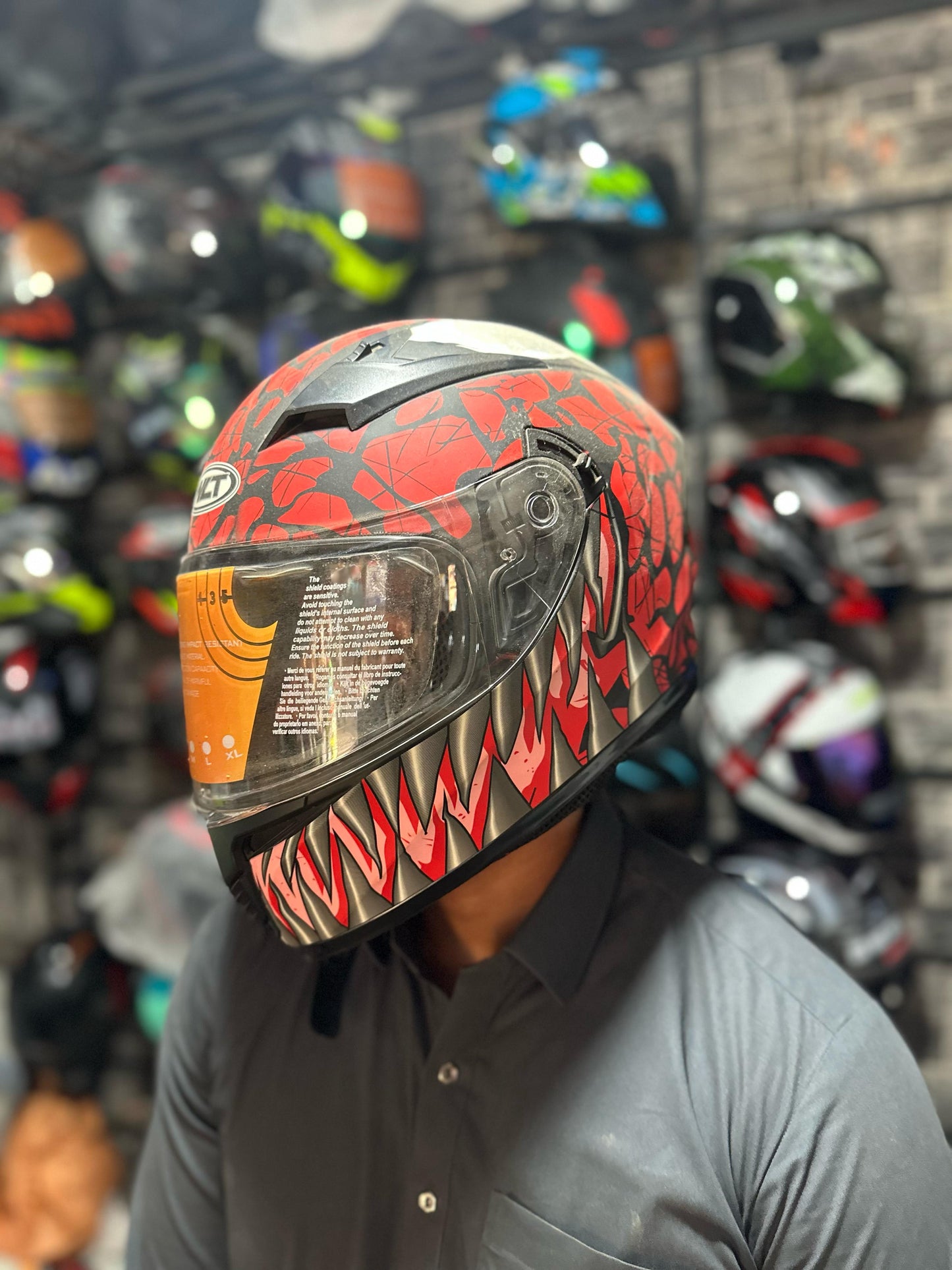 DOT APPROVED FULL FACE HELMET