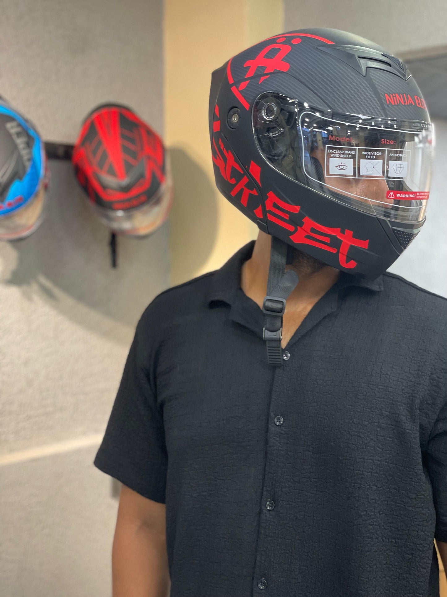 JIEKAI FULL FACE DOT APPROVE HELMET