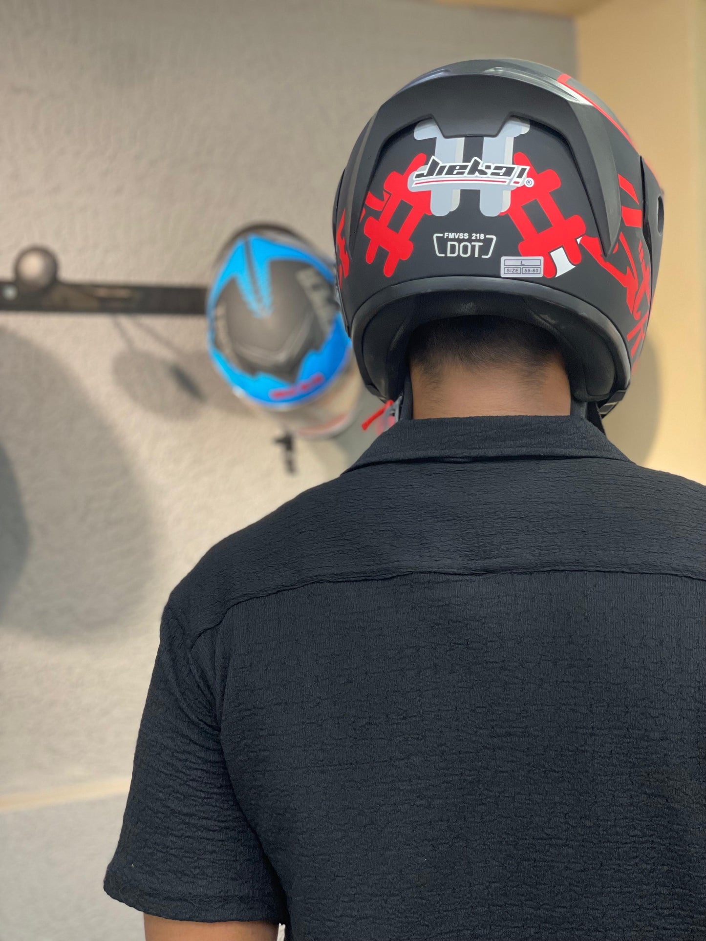JIEKAI FULL FACE DOT APPROVE HELMET